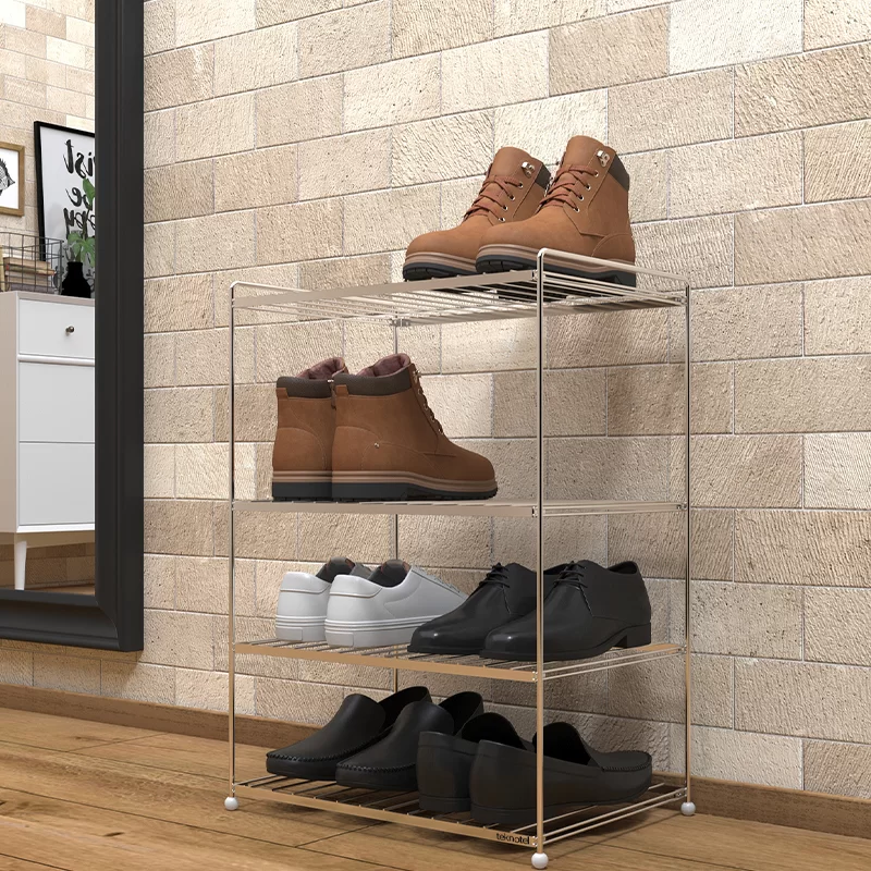 Wall-Mount Shoe / Boot / Towel Rack