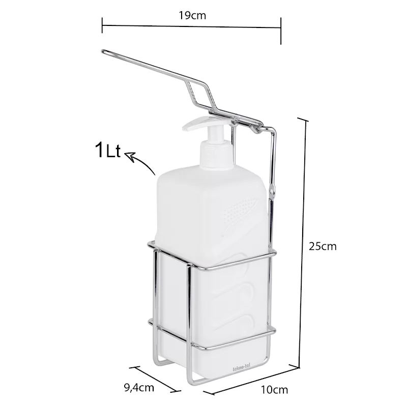 EG301 ELBOW OPERATED SOAP DISPENSER 1LT