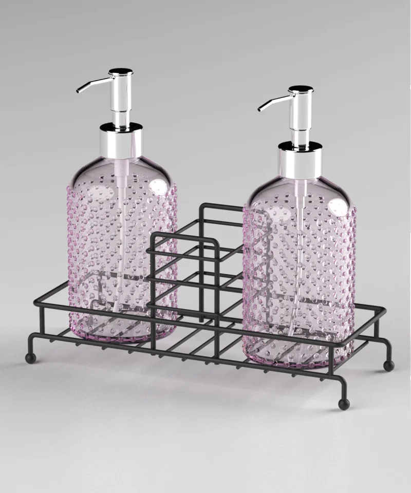 EG402 2 Soap Dispensers with Stand