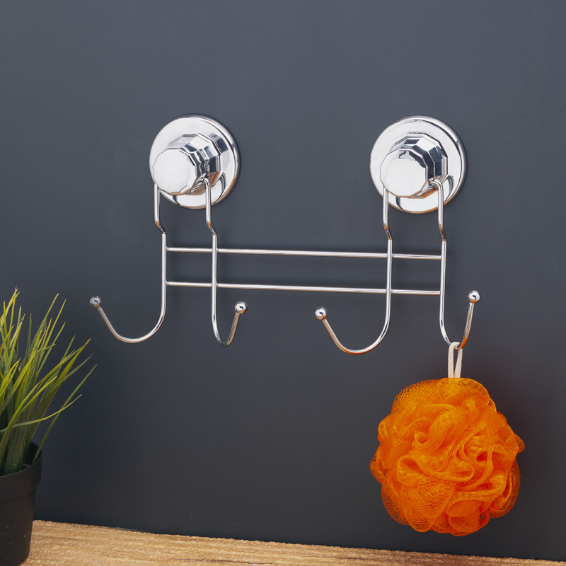 DM252 Rack with 4 Hooks with Suction Cup