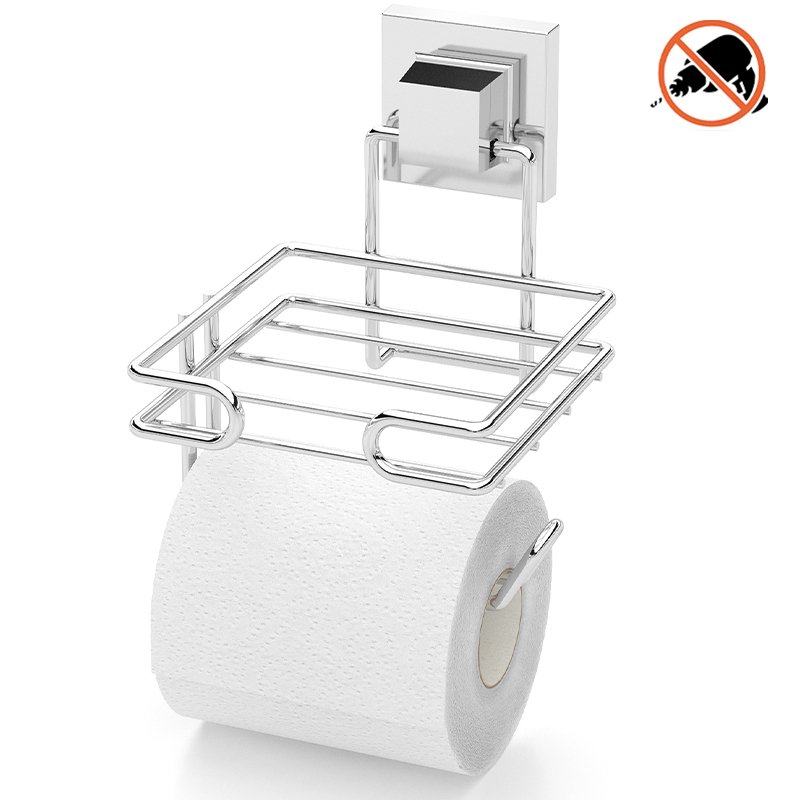 EF275 easyFIX Roll Toilet Paper Holder with Rezerv, Self-adhesive