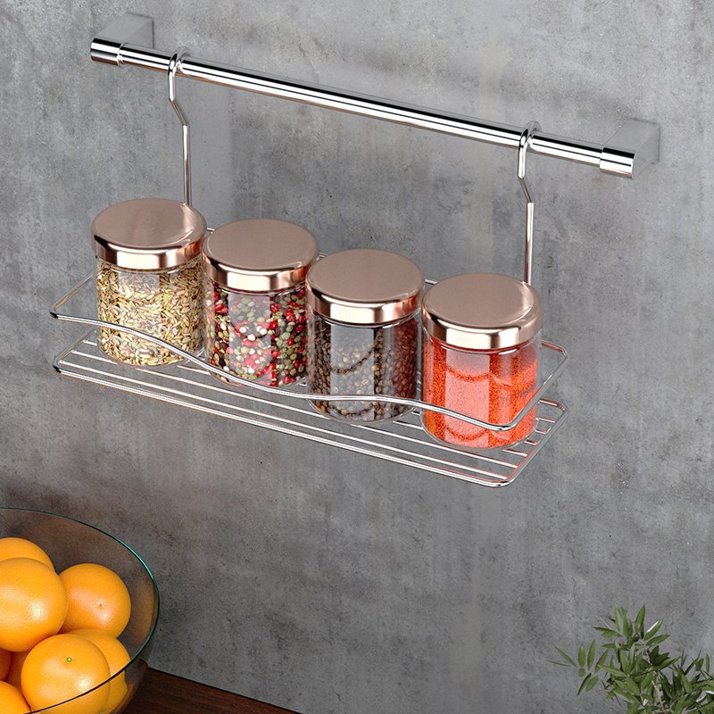 MG041 Foldable Spice Rack with 40 cm Rail