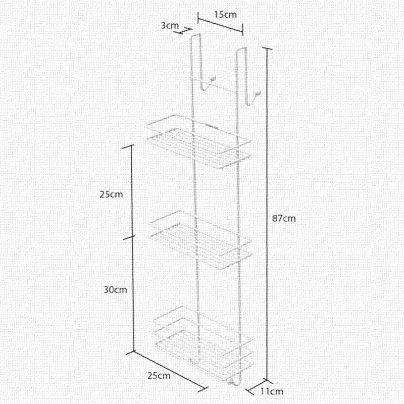 LM066G Cabinet Hanger 3 Tiers Goldish