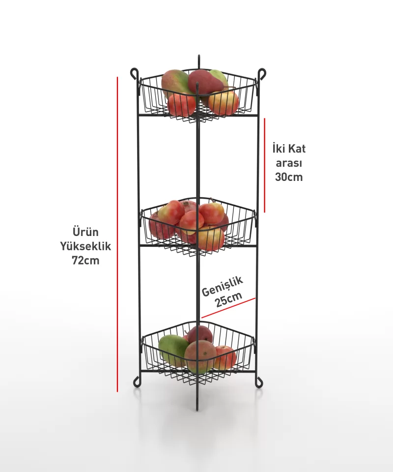 MG014 Decorative 3 Tier Foldable SHELF