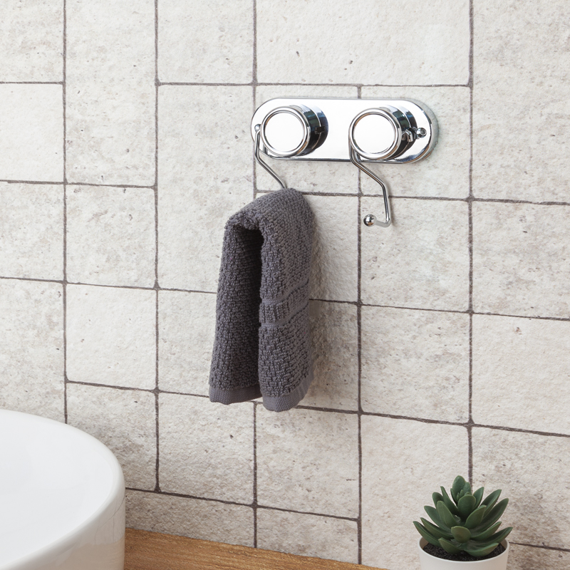 MG091 Towel Hanger with 2 Hooks