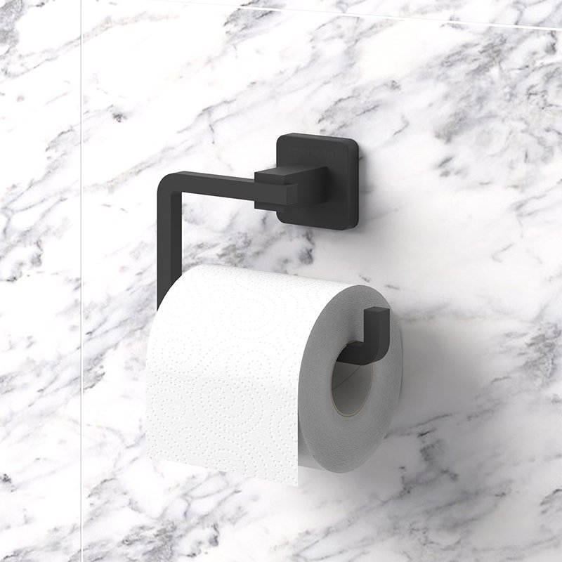 MG394B Aluminum Toilet Roll Paper Holder - Matte Black