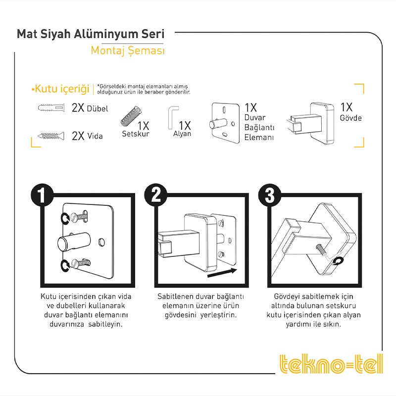 MG396B Aluminum Roll Paper Holder - Matte Black