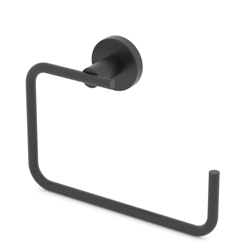 MG435B Aluminum Towel Holder - Matte Black