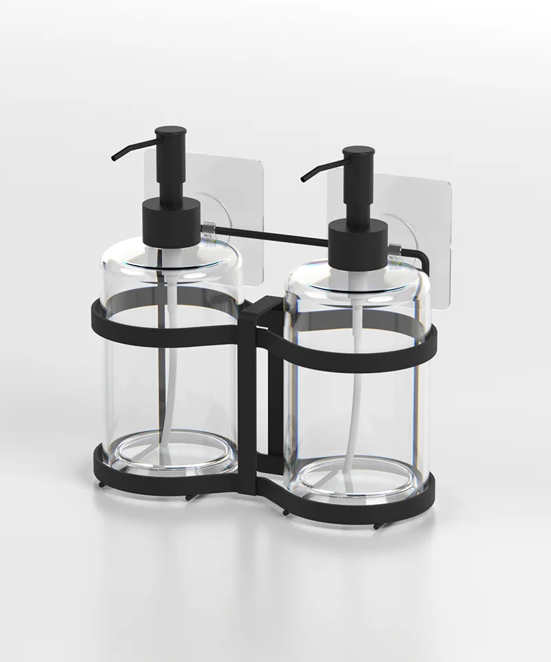 ST405 2 Soap Dispensers with NO DRILL Stand