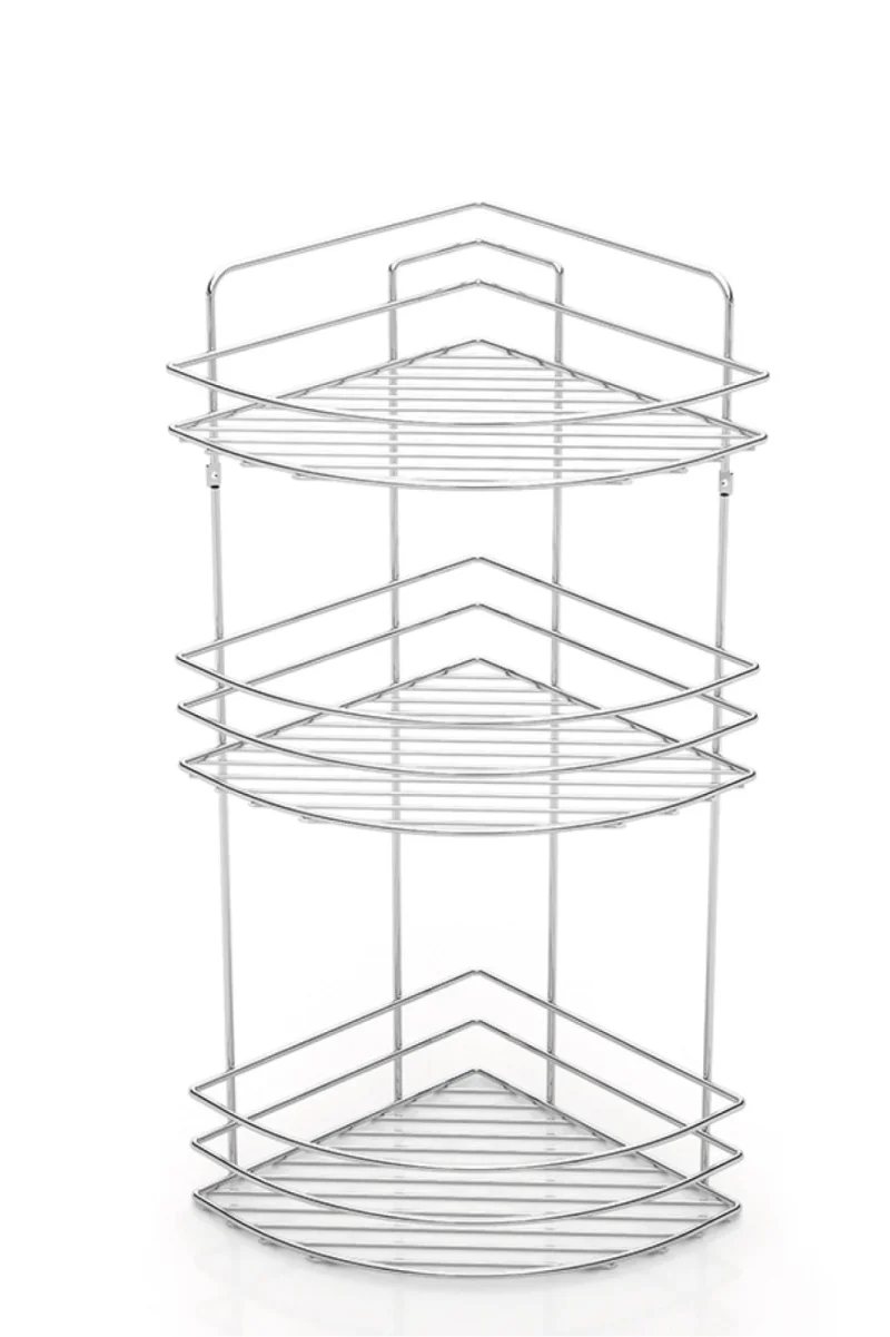 BK053H Bath Corner Shelf 3 Tier with Hook