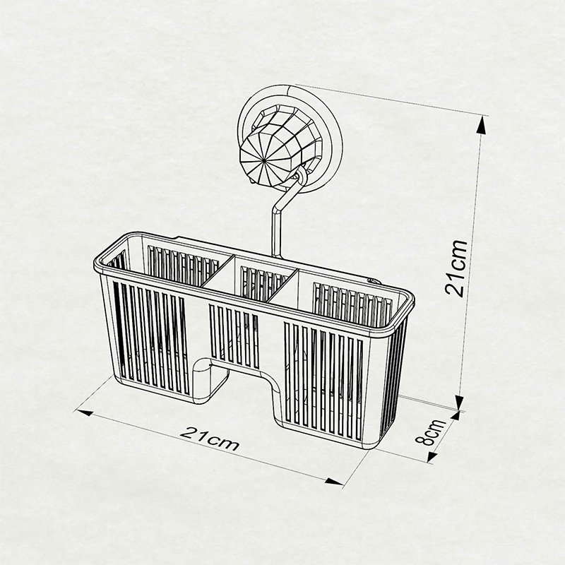 DM058 Multipurpose Holder with Suction Cup