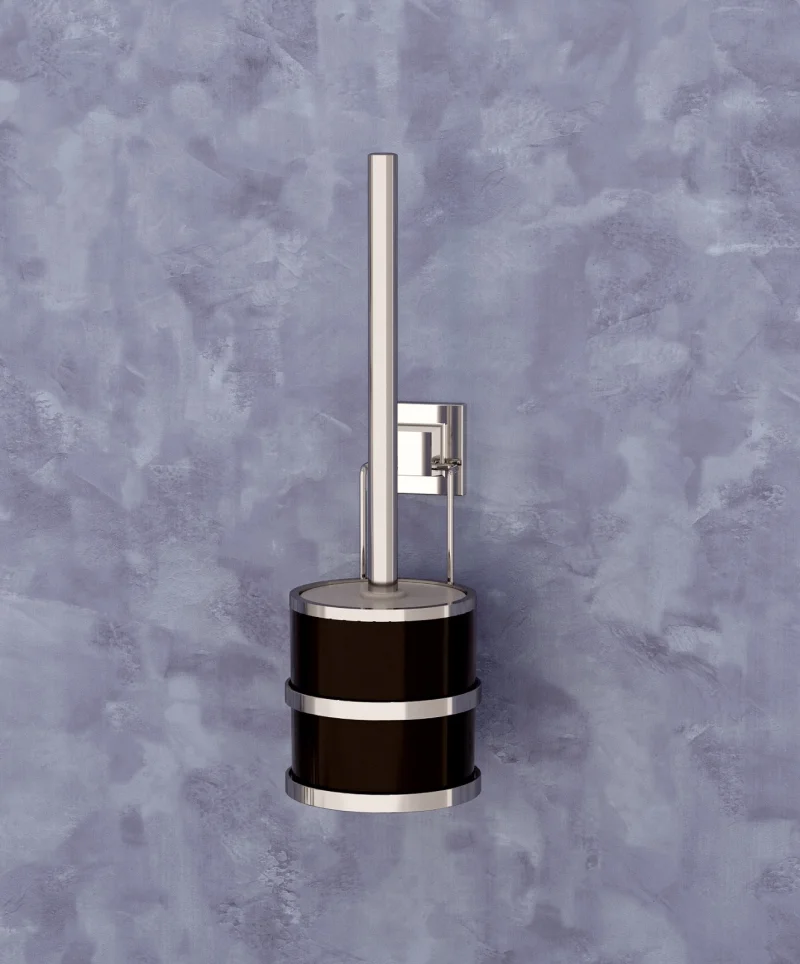 EF096 easyFIX Toilet Brush Holder Set, Self-ADHESIVE