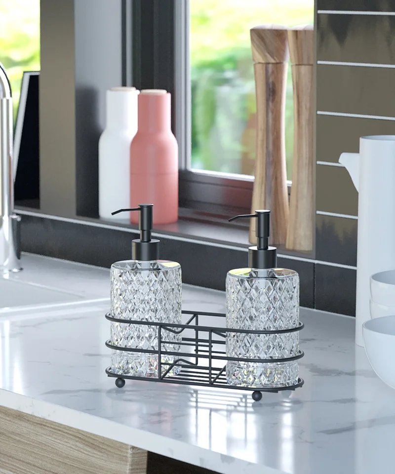 EG401 2 Soap Dispensers with Stand
