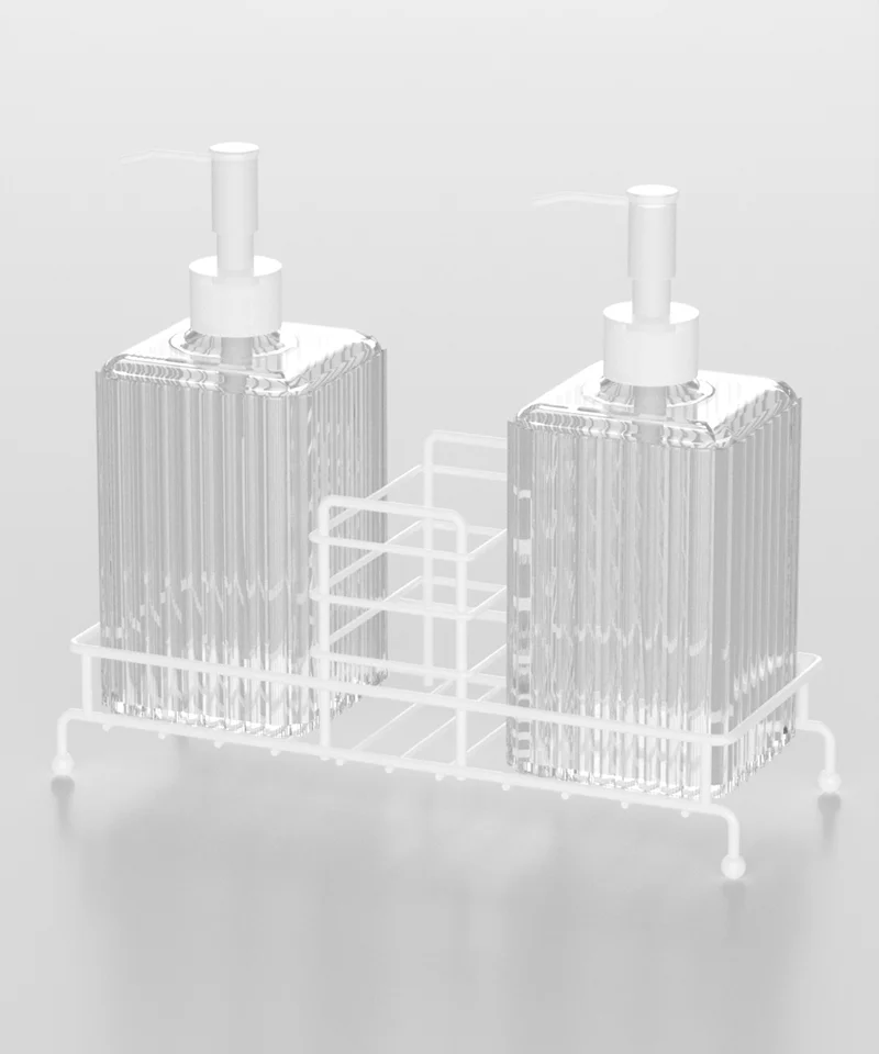 EG402 2 Soap Dispensers with Stand