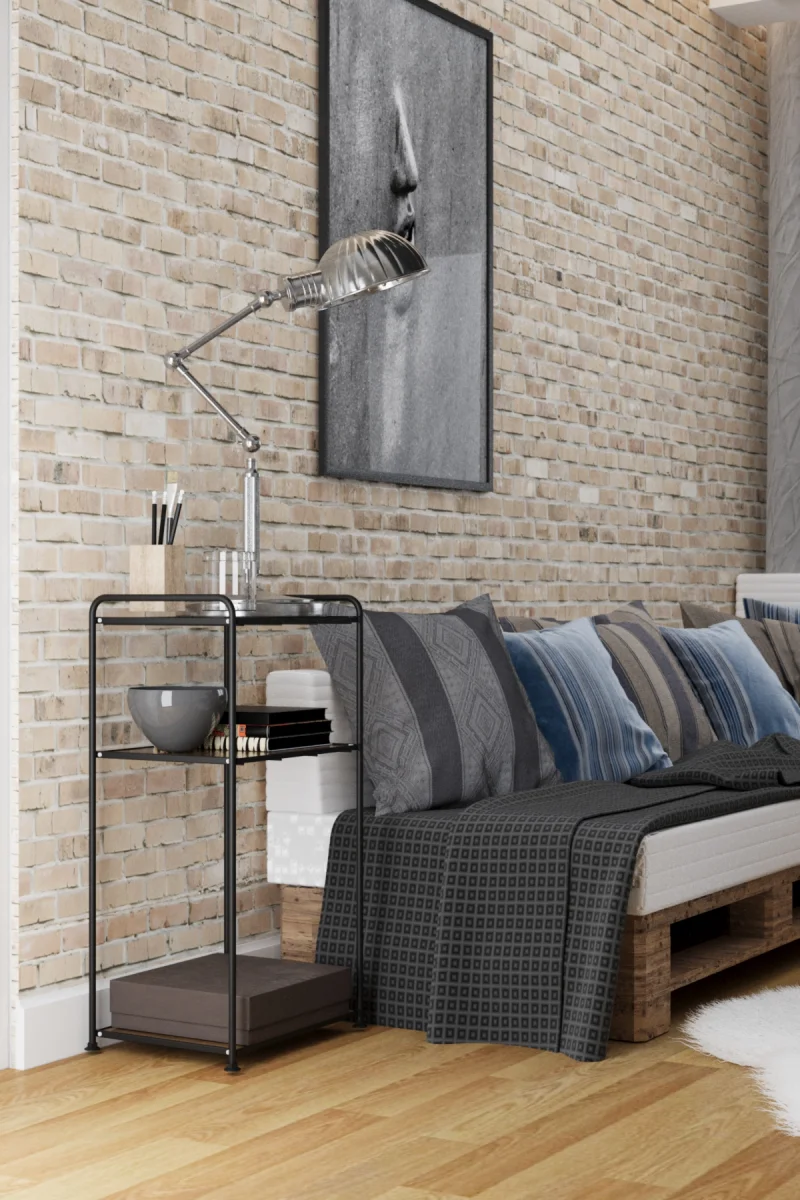 MG101 3 Tier Foldable Wood Shelf