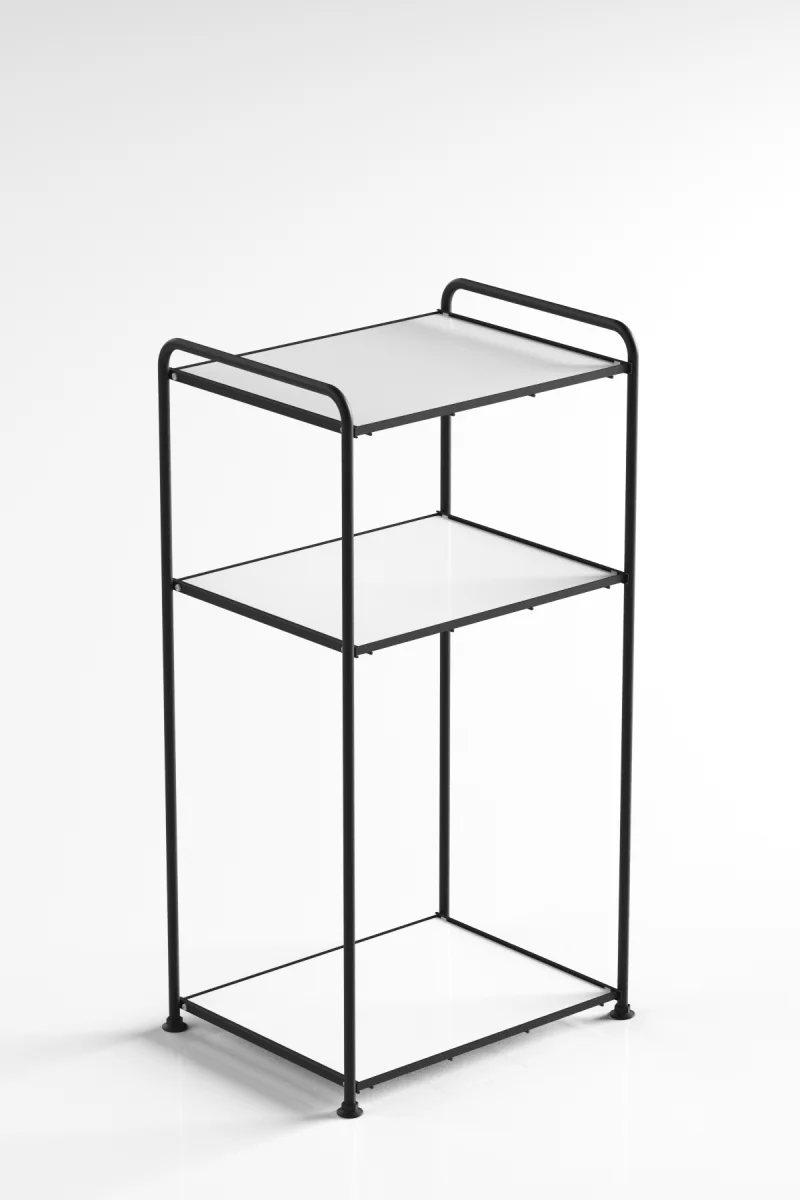 MG101 3 Tier Foldable Wood Shelf