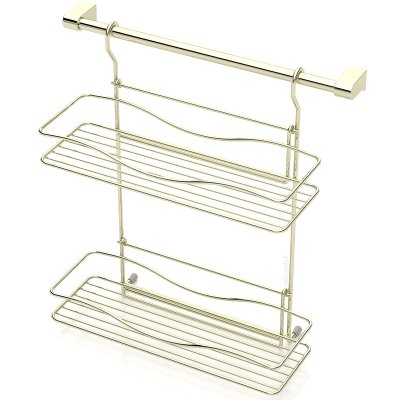 MG042G Foldable Spice Rack 2 Tiers with 40 cm Rail