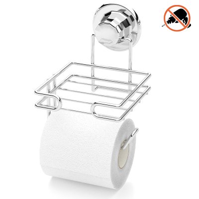 DM275 Roll Toilet Paper Holder with Rezerv and Suction Cup