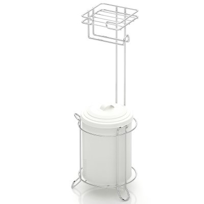 MG095 Toilet Paper Holder Stand with Trash Can