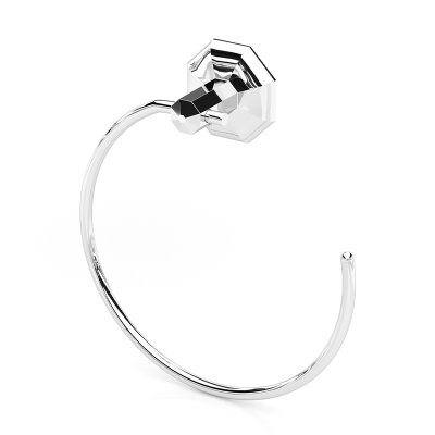 MG235P Towel Holder Round Chrome - PETEK Line