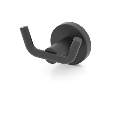 MG436B Aluminum Double Hook Hanger - Matte Black