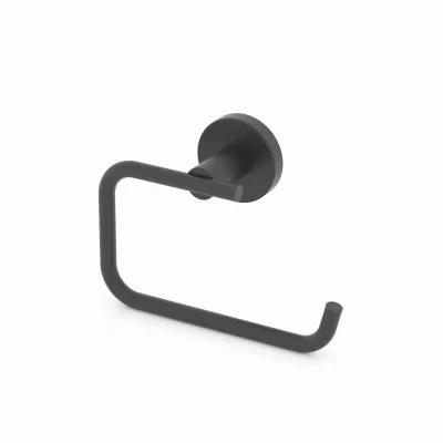 MG494B Aluminum Toilet Roll Paper Holder - Matte Black