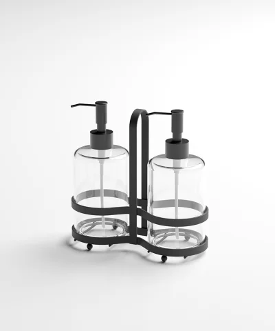 EG405 2 Soap Dispensers with Stand