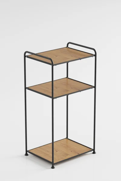 MG101 3 Tier Foldable Wood Shelf