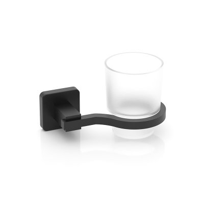 MG374B Aluminum Cup Holder - Matte Black