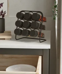 MG025 PISA Wall Spice Rack 9 Jar