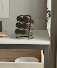 MG028 PISA Wall Spice Rack 6 Jar