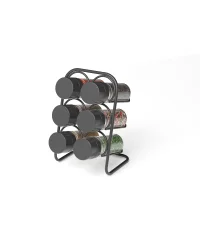 MG028 PISA Wall Spice Rack 6 Jar
