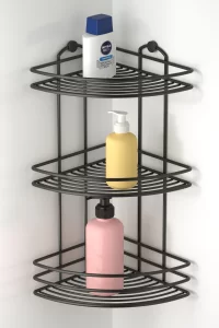 BK023 Bath Corner Shelf ThreeTiers