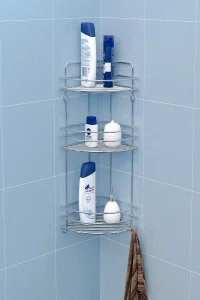 BK053H Bath Corner Shelf 3 Tier with Hook