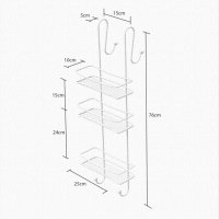 BK066 3 Tier Hanging Shower Caddy