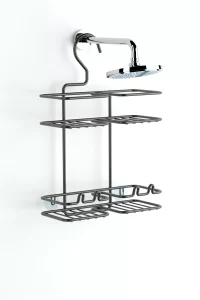 BK067 2 Tier Compact Hanging Shower Caddy