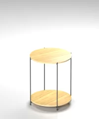 EG216 Two Tiered Foldable Planter Shelf with PP Lid