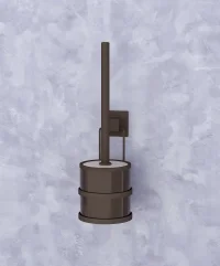 EF096 easyFIX Toilet Brush Holder Set, Self-ADHESIVE