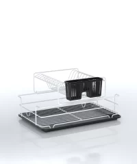 KB015 Dish Drainer Two Tiers, Foldable with Cutlery Tray