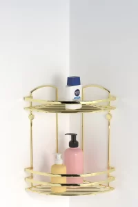 LM008 Bath Corner Shelf 2 Tiers