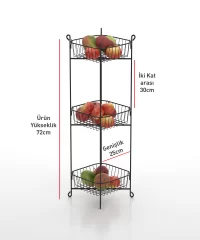 MG014 Decorative 3 Tier Foldable SHELF