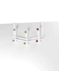 MG090 Colorful Wooden Knob 3 Door Hangers