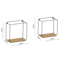 MG513 Square Decorative Shelf with MDF