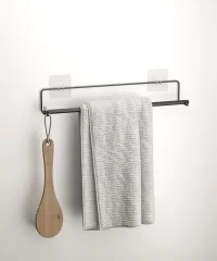 ST160 Towel Holder with Hook, No Drill 