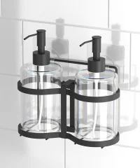 ST405 2 Soap Dispensers with NO DRILL Stand