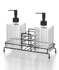 EG402 2 Soap Dispensers with Stand