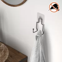 ST136 Double Hook, Self Adhesive No Drilling
